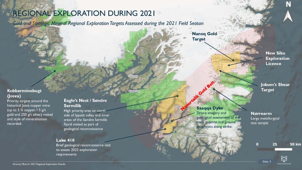 Amaroq Ltd. Regional Exploration 2021 Results Page 4