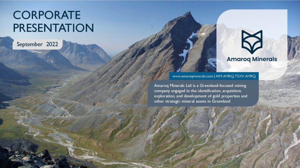Corporate Presentation Sep 2022 Amrq Page 01