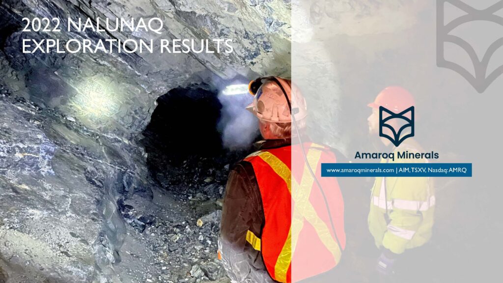 Nalunaq 2022 Exploration Results Page 01