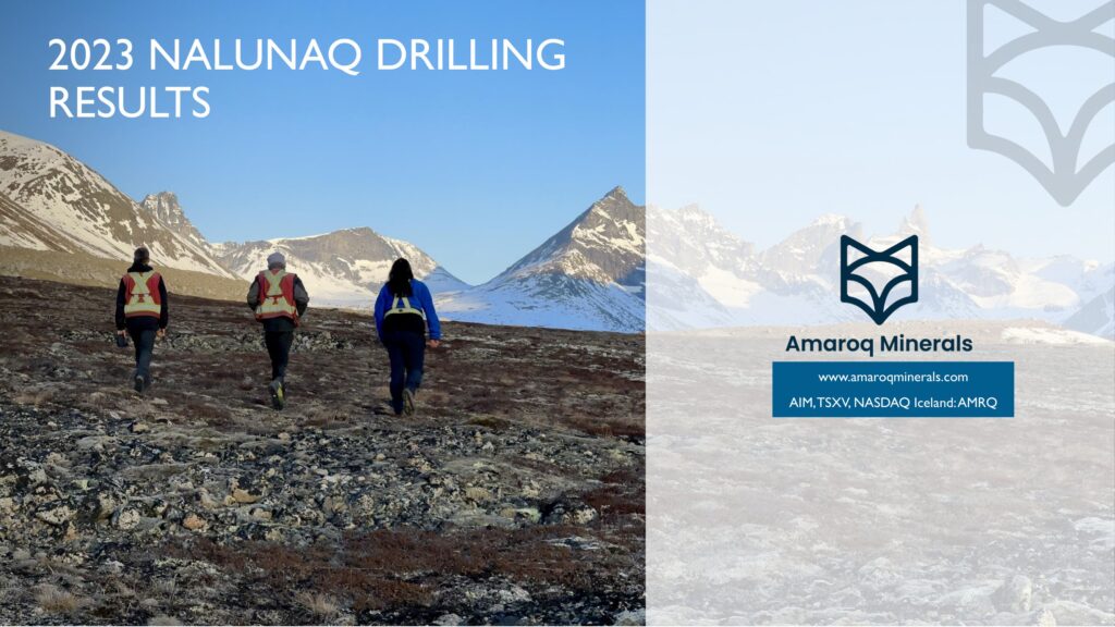 Nalunaq 2023 Exploration Results 01