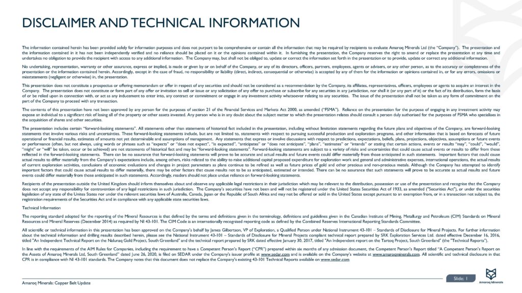Amrq Copper Exploration Update May Ppt Page 02