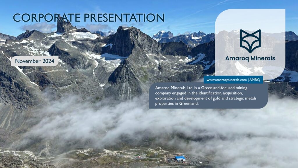 Amaroq Ltd. Corporate Presentation November Page 0001
