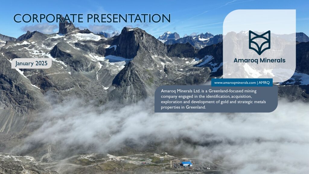 Amaroq Ltd. Corporate Presentation Page 0001