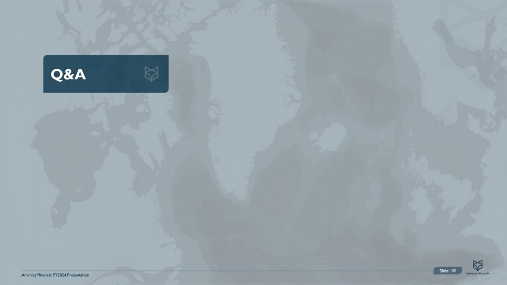 Amaroq Ltd. Fy2024 Results Page 0019