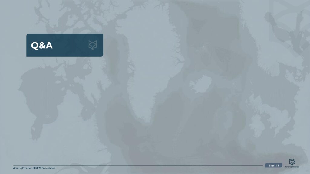 Amaroq Q1 2025 Results Page 0014