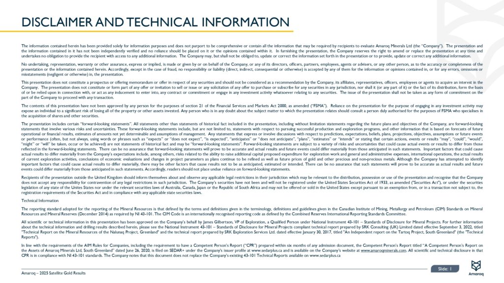 2025 Satellite Gold Exploration Results Page 0002