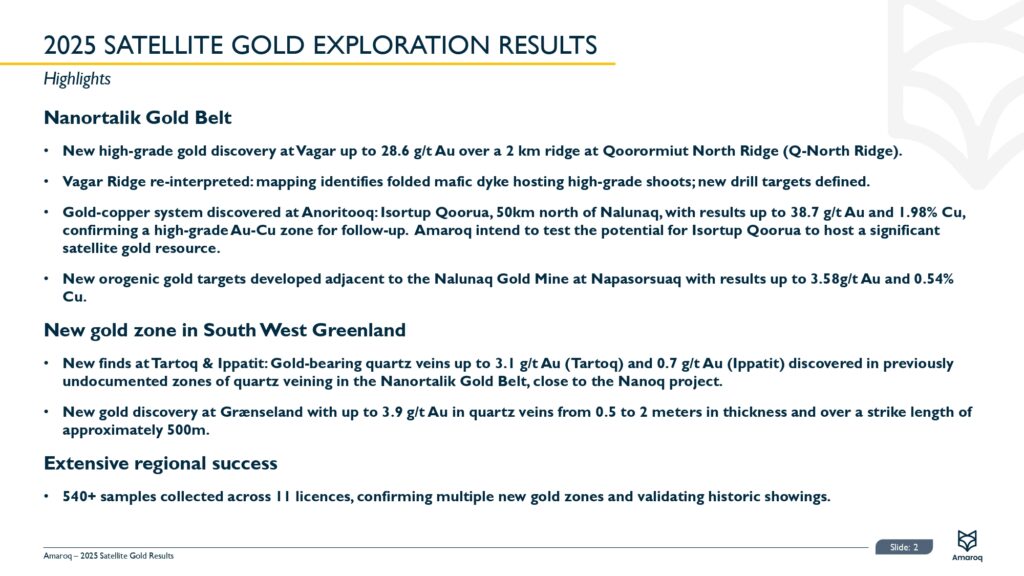 2025 Satellite Gold Exploration Results Page 0003